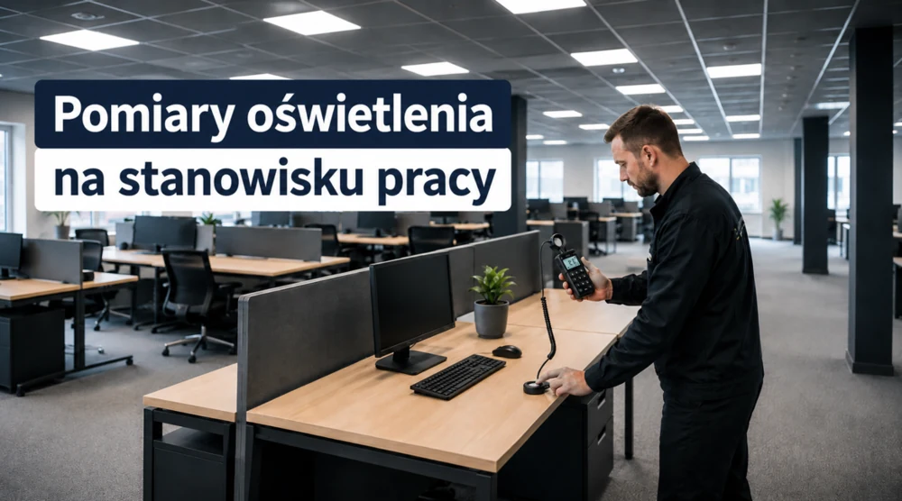 Pomiary oświetlenia na stanowisku pracy – miniaturka artykułu MetrixLab