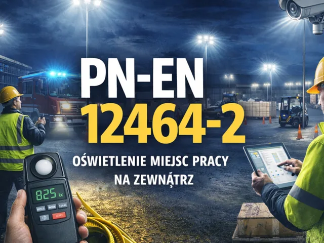 Miniaturka artykułu PN-EN 12464-2 – oświetlenie miejsc pracy na zewnątrz