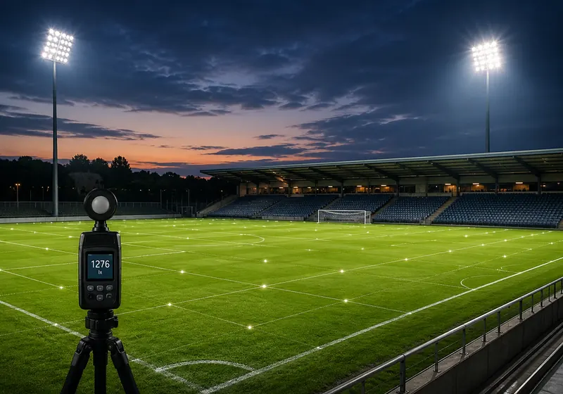 Pomiary oświetlenia boisk i stadionów